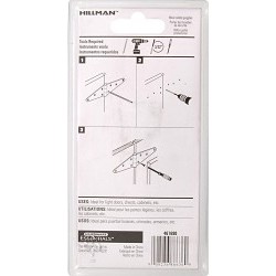 Hillman™ 852553 Strap Hinge, Zinc Plated Steel, Screw On Mount