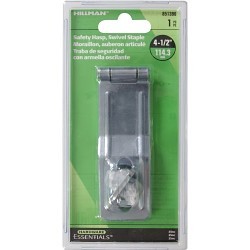 Hillman™ Hardware Essentials 851396 Safety Hasp, 4-1/2 in Length, Steel