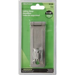 Hillman™ Hardware Essentials 851435 Safety Hasp, 4-1/2 in Length, Steel