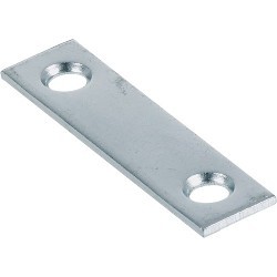 Hillman™ Hardware Essentials 851495 Mending Plate, 2 in Length, 1/2 in Width, Steel, Zinc Plated