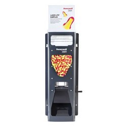 Honeywell LS-500 Earplug Dispenser, 500 pairs of Earplug, 24 in Height, 11-1/2 in Width, Anodized Aluminum