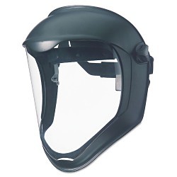 Honeywell Safety Uvex® by Honeywell S8500 Hard Hat Face Shield, Clear Visor, Polycarbonate Visor, 9-1/2 in Visor Height, 14-1/4 in Visor Width, 0.04 in Visor Thickness, Meets ANSI Z87+ (High Impact), CSA Z94.3 Certified Specifications Met