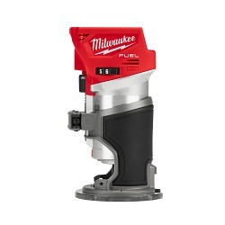 Milwaukee® M12™ M18 FUEL™ 2723-20 Cordless Compact Router, 10000 to 31000 rpm, 12 V, Lithium-Ion Battery, Round Base, For Use On Plunge Base and Offset Base Attachments