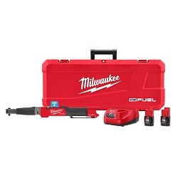 Milwaukee® M12 FUEL™ 2465-22 Cordless Digital Torque Wrench Kit With One-Key™ Technology, 3/8 in Drive, 10 to 100 ft-lb Torque, 12 V, M12™ REDLITHIUM™ CP2.0 Lithium-Ion Battery, 23.3 in OAL