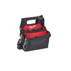 Milwaukee® 48-22-8112 Electrician's Tool Pouch, 1680D Ballistic Nylon, Black/Red