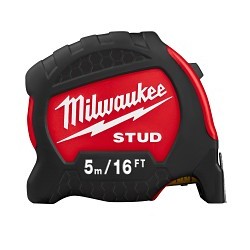 Milwaukee® 48-22-0240 Magnetic Wide Measuring Tape With Belt Clip, 40 ft L x 1-5/16 in W Blade, Steel Blade, 1/16 in, 1/8 in Graduation