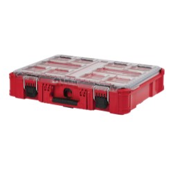 Milwaukee® PACKOUT™ 48-22-8430 Impact-Resistant Tool Organizer, 4.61 in H x 15 in W, Polymer, Red