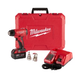 Milwaukee® 2688-21 Compact Cordless Heat Gun Kit, 18 VDC REDLITHIUM™ Battery