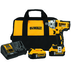 DeWALT® 20V MAX* MATRIX™ DCF894P2 Mid-Range Cordless Impact Wrench With Detent Pin Anvil, 1/2 in Straight Drive, 1500 bpm, 330 ft-lb Torque, 20 VDC, 6.95 in OAL