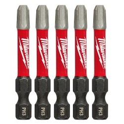 Milwaukee® SHOCKWAVE™ 48-32-4639 Impact Driver Bit, PH3 Phillips® Point, 2 in OAL, 1/4 in, Steel