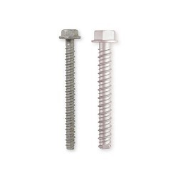 ITW COMMERCIAL CONSTRUCTION LDT-1240 Screw Anchor, 1/2 in Dia, 4 in Overall Length, Hex Washer Head Drive