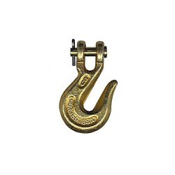 Indusco 47400126 Grab Chain Hook, 3/8 in, 6600 lb, 70 Grade, Clevis Attachment