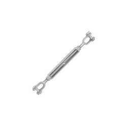Indusco 939 00526 Eye Turnbuckle, 1 in Thread Diameter, 10000 lb Working Load, 12 in Take Up, 22.72 in Closed Length
