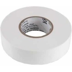 Intertape ipg® 5426002 Electrical Tape, 60 ft Length, 2 in Width, 7 mil Thickness, rubber Adhesive, PVC Backing, White