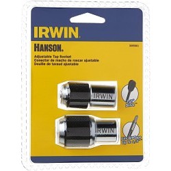 Irwin® 3095001A Adjustable Small Tap Adapter, #0 to 1/4 in Tap