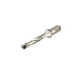 Iscar 3202290 SUMOCHAM Indexable Head Replaceable Tip Drill, 0.351 to 0.331 in Drill, ICP Insert, 3.32 in OAL, 3XD Drill Depth by Dia Ratio, 8 Insert Seat, 1/2 in Dia Shank, DCN Toolholder