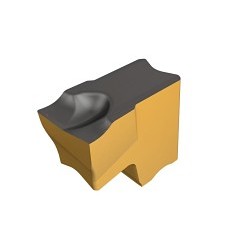 Iscar 6011411 TANG-GRIP Parting Insert, L4J-4D Insert, TAG Insert, Material Grade: H, K, M, P, S, 4 mm W Cutting, 4 deg Lead Angle, Left Hand Lead Angle Direction, 7 deg Relief Angle, Carbide, Manufacturer's Grade: IC808, PVD Coated