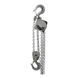 JET® 133310 AL100 Aluminum Hand Manual Chain Hoist, 3 ton Load, 10 ft H Lifting, 18-1/2 in Min Between Hooks, 1-7/16 in Hook Opening, 76 lb Rated