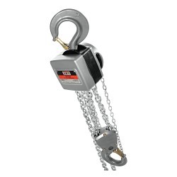 JET® 133530 AL100 Aluminum Hand Manual Chain Hoist, 5 ton Load, 30 ft H Lifting, 22-13/16 in Min Between Hooks, 1-9/16 in Hook Opening, 82 lb Rated