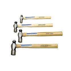 JET 740151 Ball Pein Hammer, 11-1/2 in OAL, 8 oz Forged Steel Head, American Hickory Handle