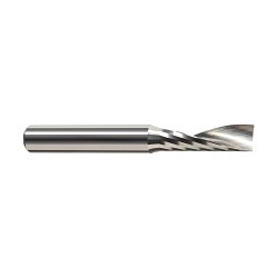 Square End Mill, 1/4 in Diameter Cutter, 3/4 in Length of Cut, 1 Flutes, 1/4 in Shank Diameter, 2-1/2 in Overall Length