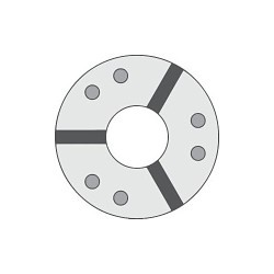 Collet, 3 in, Round Smooth, QG-100 Series