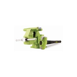 JPW Industries Wilton® 11128BH Utility Vise & Hammer Combo, 5-1/2 in Jaw Opening, 6-1/2 in Jaw Width, Hardened Steel Jaw, 3-3/16 in Throat Depth