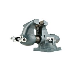 JPW Industries Wilton® WIL111623 Bench Vise, Reversible with 1 Side Serrated/1 Side Smooth Jaw, 6-1/2 in Jaw Opening, 6-1/2 in Jaw Width, Steel Jaw, 4 in Throat Depth