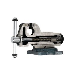 JPW Industries Wilton® WIL111623 Bench Vise, Reversible with 1 Side Serrated/1 Side Smooth Jaw, 6-1/2 in Jaw Opening, 6-1/2 in Jaw Width, Steel Jaw, 4 in Throat Depth