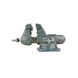 JPW Industries Wilton® WIL111623 Bench Vise, Reversible with 1 Side Serrated/1 Side Smooth Jaw, 6-1/2 in Jaw Opening, 6-1/2 in Jaw Width, Steel Jaw, 4 in Throat Depth