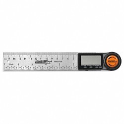 Johnson 1888-0700 Digital Angle Finder, 0.1 deg Accuracy, 7 x 1-3/8 in, 3 V Lithium Battery Power Source, LCD Display