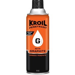 KANO DRYPHITE Automotive Penetrant & Lubricant, 10 oz, Aerosol Can, Hydrocarbon-like Odor, Black, Liquid