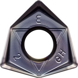 KYOCERA KYOCERA 8842376 Milling Insert, WNMU Insert, 80608 Insert, Carbide, Manufacturer's Grade: PR1535, (M) Austenitic Stainless Steel, (M) Precipitation Hardened Stainless Steel, (S) Titanium Alloy Material Application, Trigon Shape