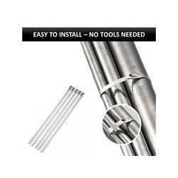 Kable Kontrol SSCT27 Cable Tie, 681 mm Length, 4.8 mm Strap Width, 304 Stainless Steel