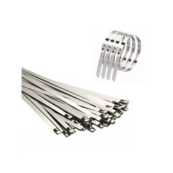 Kable Kontrol SSCT27 Cable Tie, 681 mm Length, 4.8 mm Strap Width, 304 Stainless Steel