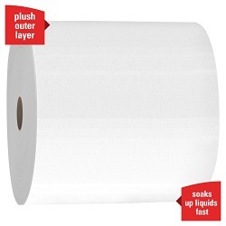 Kimberly-Clark Professional™ WypAll* 05007 Disposable Wipe, Paper, White