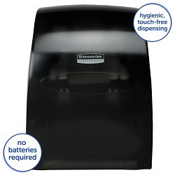 Kimberly-Clark Professional™ 09990 Towel Dispenser, Manual, 10.2 in Overall Length, Wall Mount, Plastic, Smoke