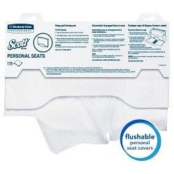 Kimberly-Clark Professional™ Scott® Pro 14834 Toilet Seat Cover, 18 in Length, White