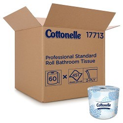 Kimberly-Clark Professional™ Cottonelle® Professional 21400 Paper Towel Roll, Standard Toilet, 2 Ply, Paper, White, 4.09 in Width