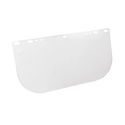 Kimberly-Clark Professional™ Jackson Safety 29062 Hard Hat Face Shield, Window, For Use With: Mfr. No. 29077; Any Jackson Safety Head Gear, Clear Visor, Polycarbonate Visor, 8 in Visor Height, 15-1/2 in Visor Width, 0.04 in Visor Thickness