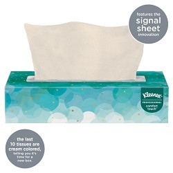 Kimberly-Clark Professional™ Kleenex® Professional 41041 Facial Tissue, Wood/Paper, White, 36 Boxes, 100 Tissues Box