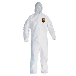 Kimberly-Clark Professional KleenGuard™ 12227XXXL Protective Apparel, 3XL, White, Polypropylene, 29-1/2 in Chest, 40-1/2 in Inseam Length