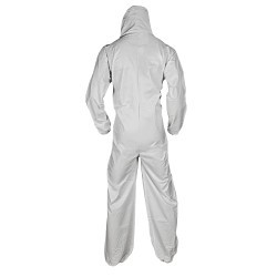 Kimberly-Clark Professional KleenGuard™ 12227XXXL Protective Apparel, 3XL, White, Polypropylene, 29-1/2 in Chest, 40-1/2 in Inseam Length