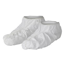 KleenGuard™ 36885 A20 Shoe Cover, Universal Fits Shoe, White, Fully Elastic Closure, SMS Fabric Outsole, Resists: Slip, Specifications Met: ASTM D5034, D737, E96, NEPA 99, 300/PK