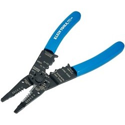 Klein® 1010 Wire Stripper, Long Nose, 10-20, 12-22 AWG, Shearing: 4-40, 5-40, 6-32, 8-32, 10-32, 10-24