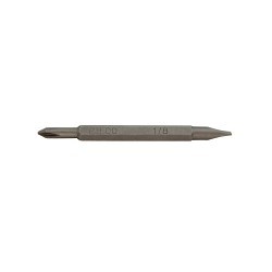 Klein® 13392 Screwdriver Bit, #00, 1/8 in Point, Phillips, Slotted Point