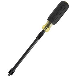 Klein® 32215 Gripping Screwdriver, 1/4 in Point, 11-1/4 in Overall Length, No Insulated