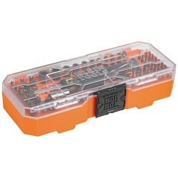 Klein® 32787 Precision Screwdriver and Ratchet Set, 64 Pieces, Steel