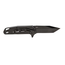 Klein® 44213 Pocket Knife, Tanto Blade, 3.4 in Blade Length, 420HC Stainless Steel Blade, Bearing-Assist Opening, Yes Pocket Clip Included