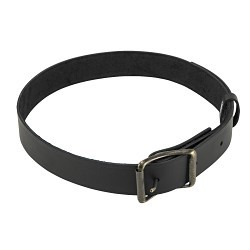 Klein® 5202L Heavy Duty General Purpose Belt, Size L, Leather, Black